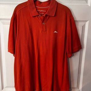 Tommy Bahama Men's Vibrant Orange Polo Shirt